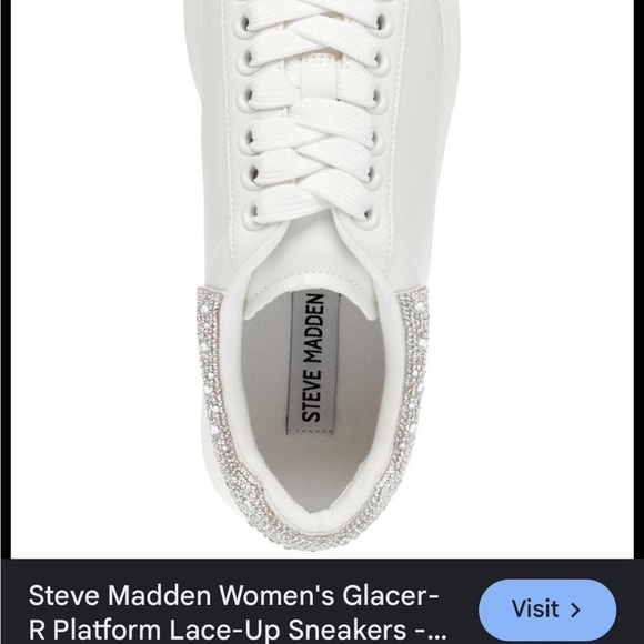 Embellished Steve Madden platform sneakers - Picture 2 of 7